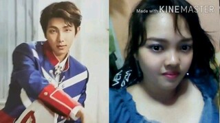 BTS NAMJOON as Aladdin and Me as Princess Jasmine #Reface Just for fun