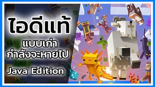 งานเข้าแล้ว ID แท้แบบเก่ากำลังจะหายไป Minecraft Java Edition