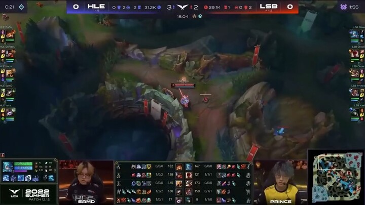 LCK Mùa Hè 2022_ HLE vs LSB - Full Highlights _ Ván 1, 2, 3 _ Tuần 4 Ngày 2