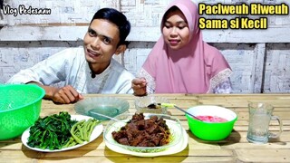 MENU BUKA PUASA, RENDANG, REBUS DAUN SINGKONG, KACANG, SAMBEL IJO, ES CAMPUR