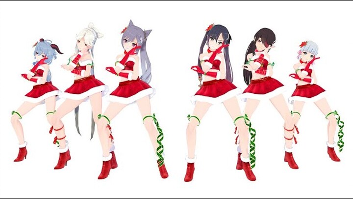 【MMD/Genshin Impact】 BAAM - Christmas Outfits Model Test