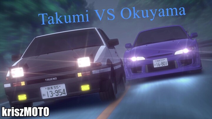 Okuyama vs Takumi [OLD] | Initial D battle remake S2Ep9