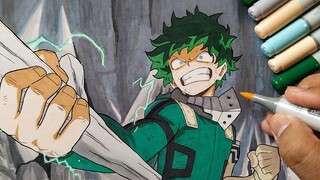 วิธีการวาด Izuku Midoriya - การสอนทีละขั้นตอน