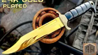 Handcraft | Make A 24K Gold Dagger