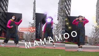 (เด็กม.ต้นอายุ12ได้โพสเต้นเพลง *hip*ของ MAMAMOO ท่ามกลางลมแรงๆ