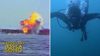 Mga barkong pandigma na ginamit noong World War II, natagpuan sa Ormoc Bay | Kapuso Mo, Jessica Soho