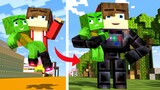 FROM 1 STRENGTH MAIZEN JJ and MIKEY TO 100 STRENGTH  | Maizen Minecraft