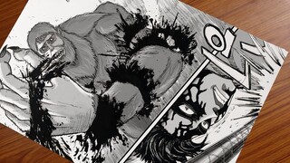 Re-Creating Beast Titan vs Levi Manga page || Attack on Titans(Shingeki No Kyojin)