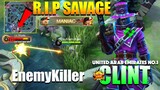 Clint RIP SAVAGE! Intense War Late Game Carry! | Top Global Clint Gameplay By EnemyKiller ~ MLBB