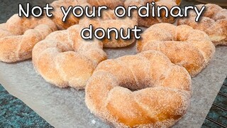 Braided sugar doughnuts