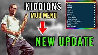 *EASY* MOD MENU (FREE) GTA V ONLINE KIDDIONS MOD MENU | GTA ONLINE [New] ULTIMATE MONEY + LVL UP