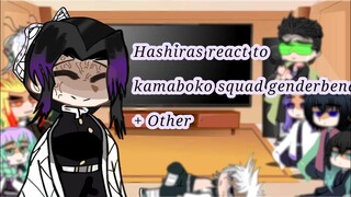 Hashiras react to kamaboko squad Genderbend + Other |Thank For 700+ Sub|⚠️Flashback,Bad Grammar⚠️