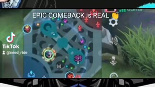 Never Give up! #epiccomback MOBILE LEGENDS BANGGAAN!