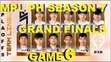 BLCK vs. EXE | GAME 6 | GRAND FINALS | MPL PH SEASON 7 PLAYOFFS