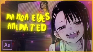 Manga Eye animated Tutorial | After Effects| Free Project File