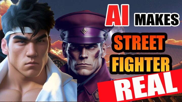 AI Turns Street Fighter Characters Into Real People 😱