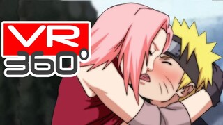 💖 SAKURA y NARUTO se dan un BESO (Sale MAL) 😆 🌀 naruto vr  (anime vr)