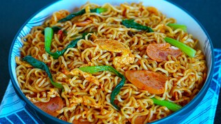 A course of making delicious fried instant noodles