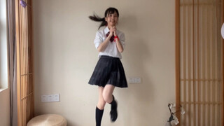 【Cover Dance】สาวน้อยในชุดนักเรียนเต้นเพลง Yumetourou เพลงเปิด Your Name