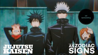 Jujutsu Kaisen Characters as Zodiac Signs