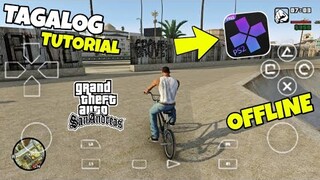 How To Play GTA SA Using PS2 Emulator For Mobile Phones | Tagalog Tutorial