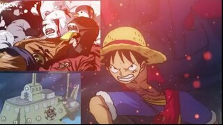 Spoiler One Piece Chap 1017 dự đoán - Luffy Được Trợ Giúp Hồi Sức Bởi Băng Của Law_Review 2