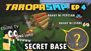 TaropaSMP EP4 - SECRET BASE SA ILALIM NG STARTER HOUSE NI PEPESAN TV (Minecraft Tagalog)