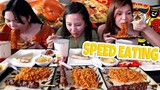 SPEED EATING CHALLENGE with @Naomi PeÃ±a  & @Marbie Cabrera