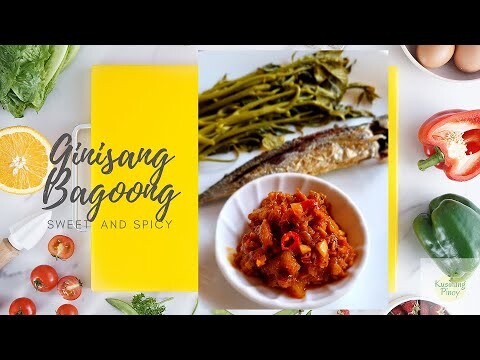 Ginisang Bagoong (Sweet and Spicy)