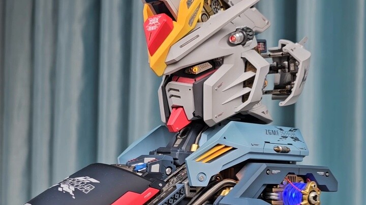 The real strongest and most handsome——Strike Freedom electric bust display