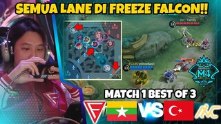 GAMEPLAY YG BERSIH DARI FALCON AMPE KE FREEZE LANE!! TURKEY BENER2 JADI GA BERDAYA!! MATCH 1 BO 5