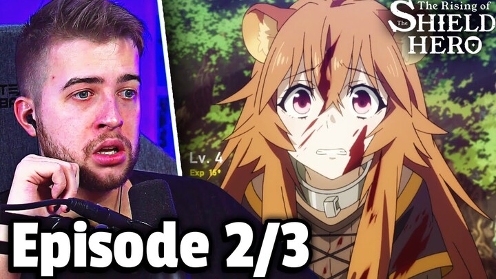 WE MUST PROTECT RAPHTALIA!! The Rising of the Shield Hero Episode 2 & 3 REACTION + REVIEW