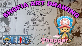 drawing anime one piece tony tony Chopper part.1