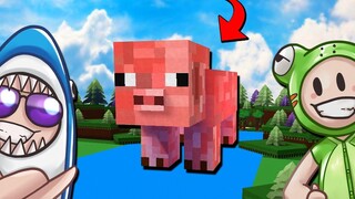 กบหลามสร้างเรือหมู Minecraft - Roblox