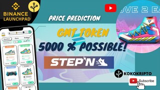 Price prediction of GMT token a STEPN binance launchpad