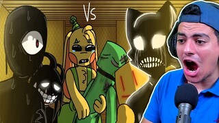 BEST Rainbow Friends Roblox Vs Poppy Playtime Vs Backrooms (Apeirophobia) Animations ! #4