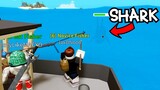 NOOB FIRST TIME PLAYING Fishing Simulator Attacked By Shark!