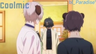 watari caught Nowa and Airi kissing in the shop and they were embarrassed. [bl anime]