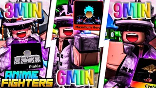 A CADA 3 MINUTOS COM O NOOB NO ANIME FIGHTERS (ROBLOX)