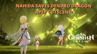 NAHIDA SAVES DENDRO DRAGON APEP! (NAHIDA STORY QUEST PART 2) - Genshin Impact