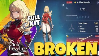 SHE IS A MUST GLOBAL REROLL CHA HAE-IN KIT IS BROKEN DEVS DONT TOUCH HER - Solo Leveling Arise