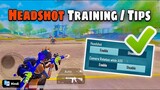 Top 6 Headshot and Hip-Fire Training Tips ✅❌ IN HINDI  / Guide Tutorial | PUBG MOBILE / BGMI