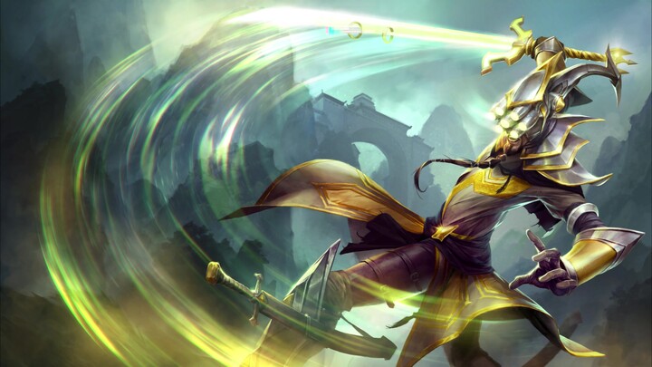 [LOL All heroes, all skins and complete voices] Promise Sword Saint Yi
