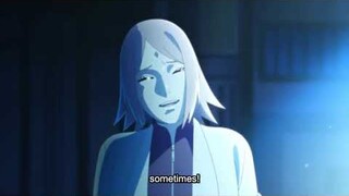 sasuke gets saved by sakura from velociraptor-sasuke puts ring in sakura-boruto episode 283