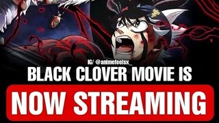 【Official Trailer】Black Clover: Sword of the Wizard King Movie is Amazing 🔥#fyp #animr