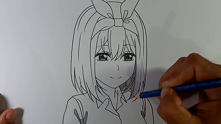 MENGGAMBAR YOTSUBA NAKANO