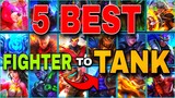 5 BEST FIGHTERS in Mobile Legends that can be use as a Tank