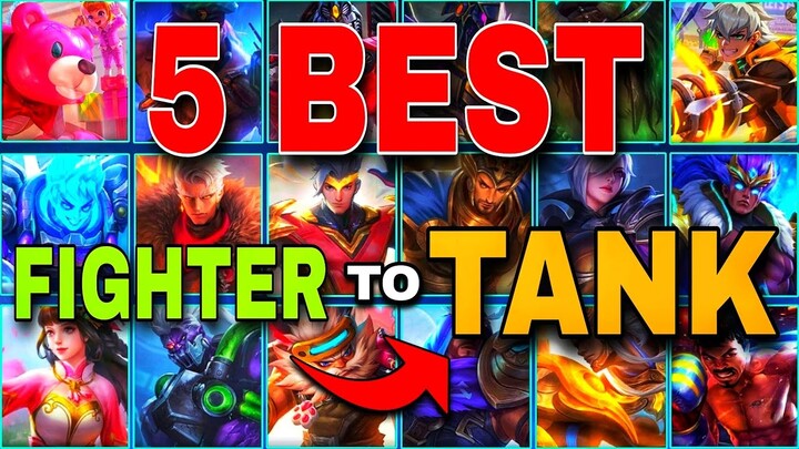 5 BEST FIGHTERS in Mobile Legends that can be use as a Tank