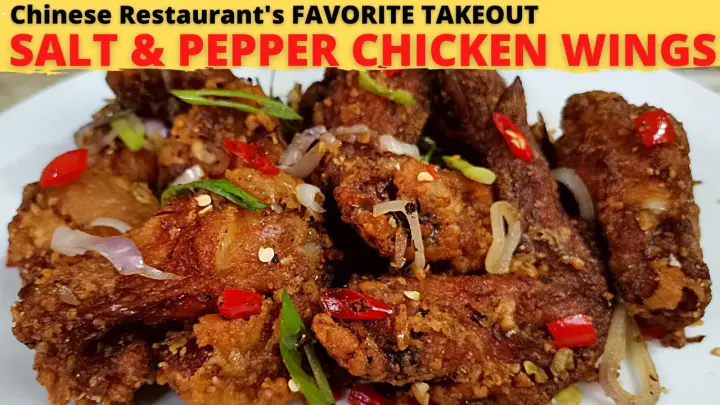How to Make SALT AND PEPPER Chicken Wings