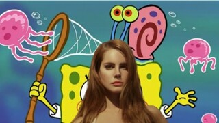 Bản cover Ride của AI Spongebob (ca sĩ gốc: Lana Del Rey)